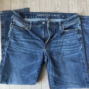 American Eagle Outfitters Men's Blue Skinny Jeans